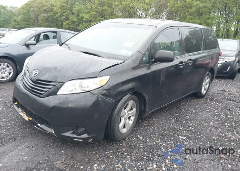 2016 Toyota Sienna L 7 Passenger z USA, uszkodzony, nr VIN 5TDZK3DC7GS729787